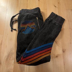 RARE Aviator Nation All Seasons zip pockets Women's jogger sweatpants - S